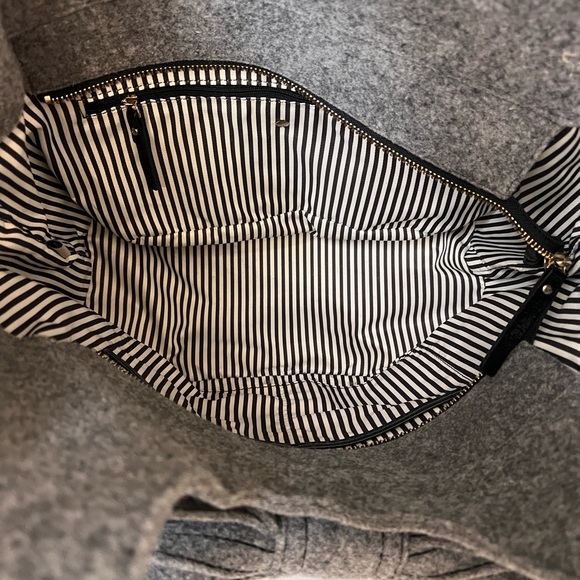Kate Spade Elegant Gray Bow Tote Bag ♠️ - Picture 5 of 5